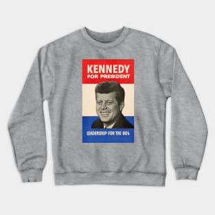 JFK for President 1960 Vintage John F. Kennedy Crewneck Sweatshirt